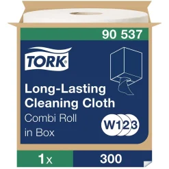 Torkrulle Tork W1/2/3 Rengöringsduk Slitstark Vit 320mmx114m