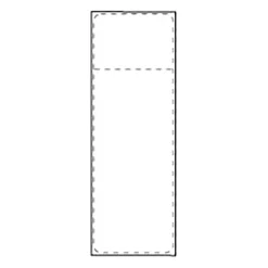 Transportetikett Termo Falsad 105x251mm
