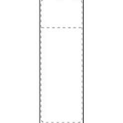Transportetikett Termo Kärna 76mm 105x251mm