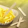 Träbestick Pommes Frites Gaffel 85mm