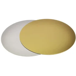 Tårtbricka Rund Guld/Silver Ø140mm
