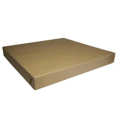 Tårtlock brun/vit 350x350x40 mm