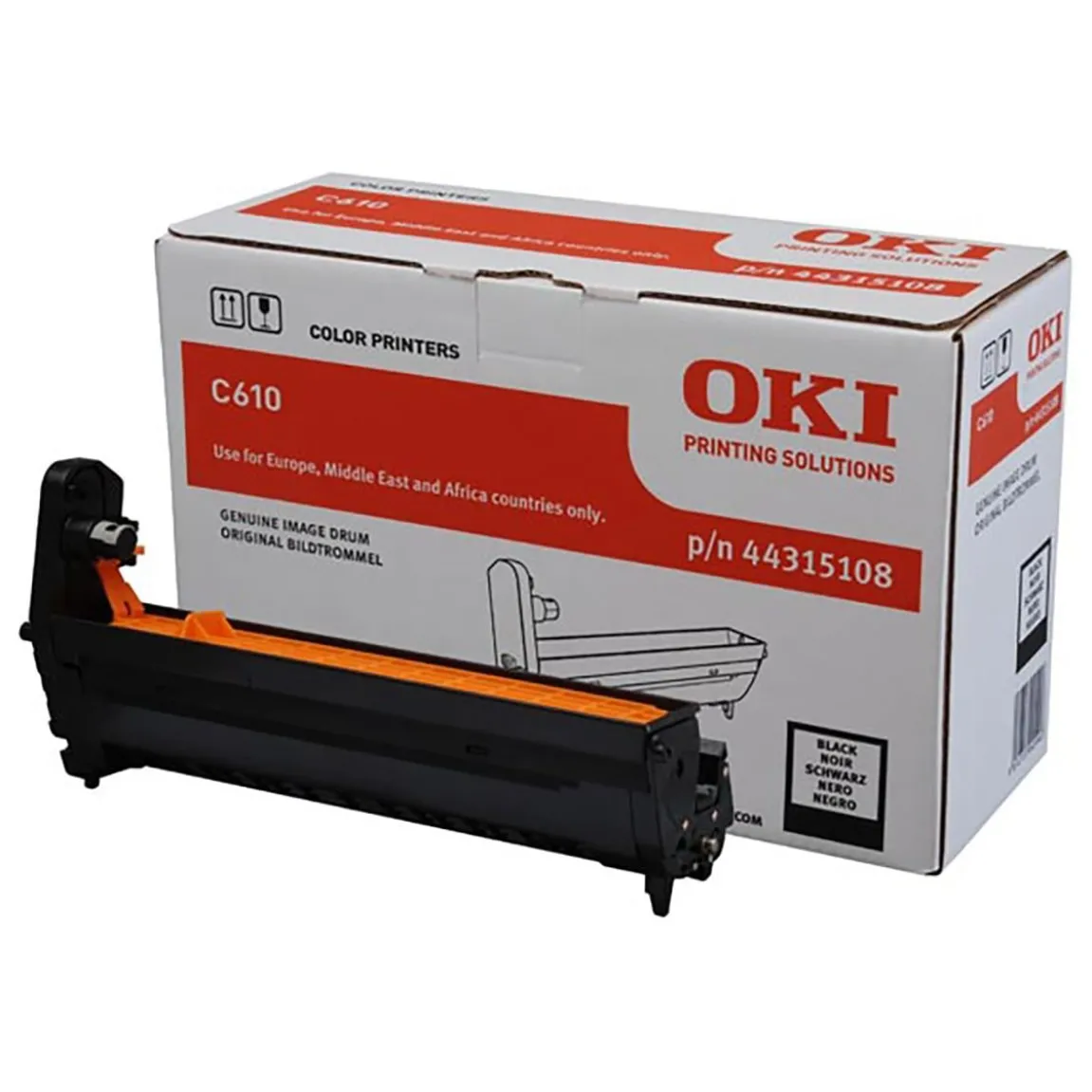 Trumma OKI 20000 Sidor 44315108 Svart