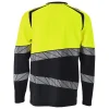 T-shirt Långärmad Mascot 25081-771 Marin/Varselgul 2XL