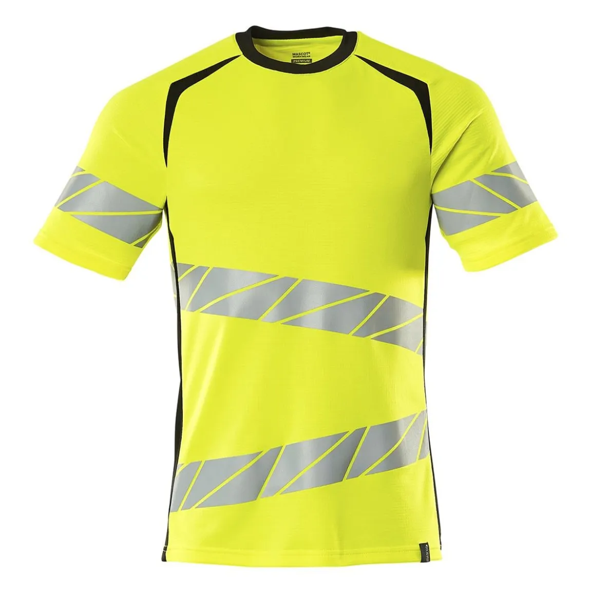 T-shirt Mascot 19082-771 Varselgul/Svart S