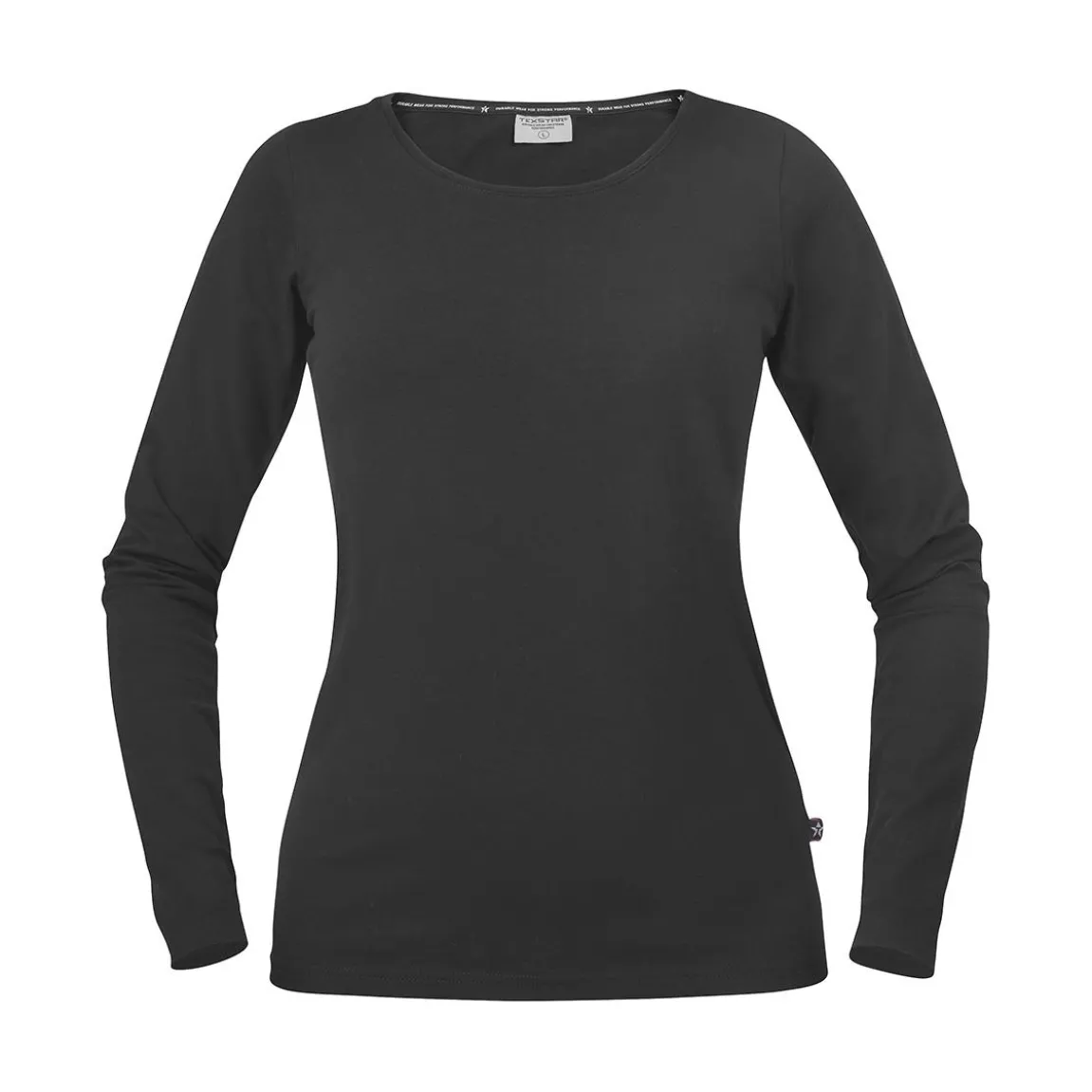 T-shirt Texstar WT17 Dam Svart XS