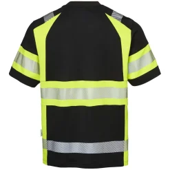 T-shirt Top Swede 600 Svart/Varselgul XS