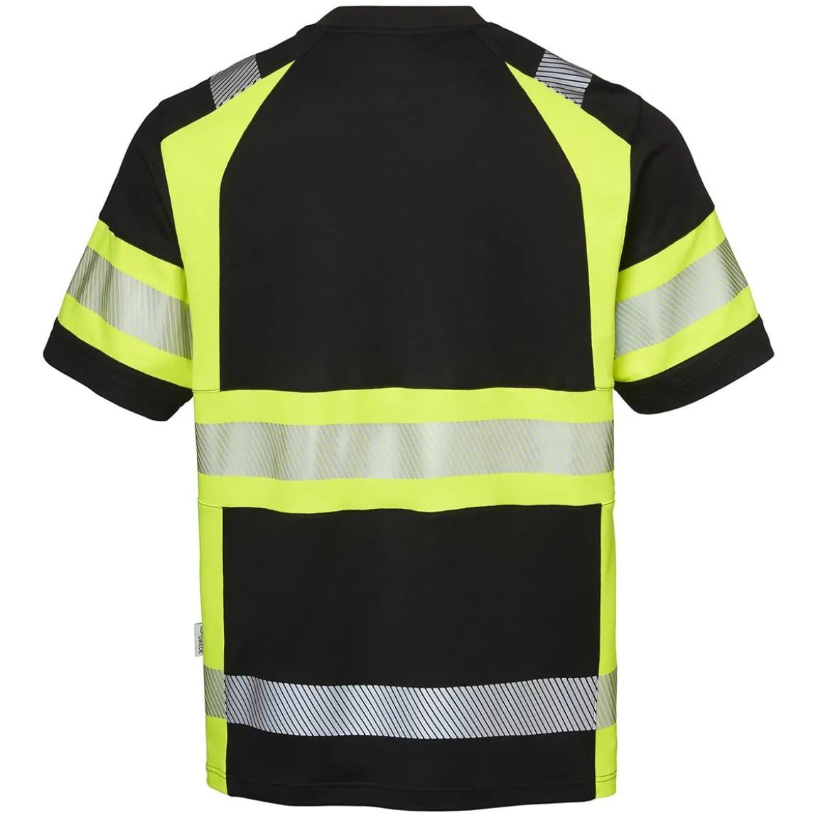 T-shirt Top Swede 600 Svart/Varselgul XS