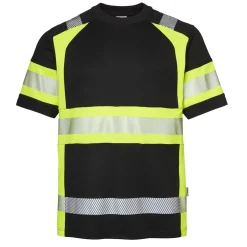T-shirt Top Swede 600 Svart/Varselgul XS