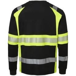 T-shirt Top Swede 601 Svart/Varselgul XS