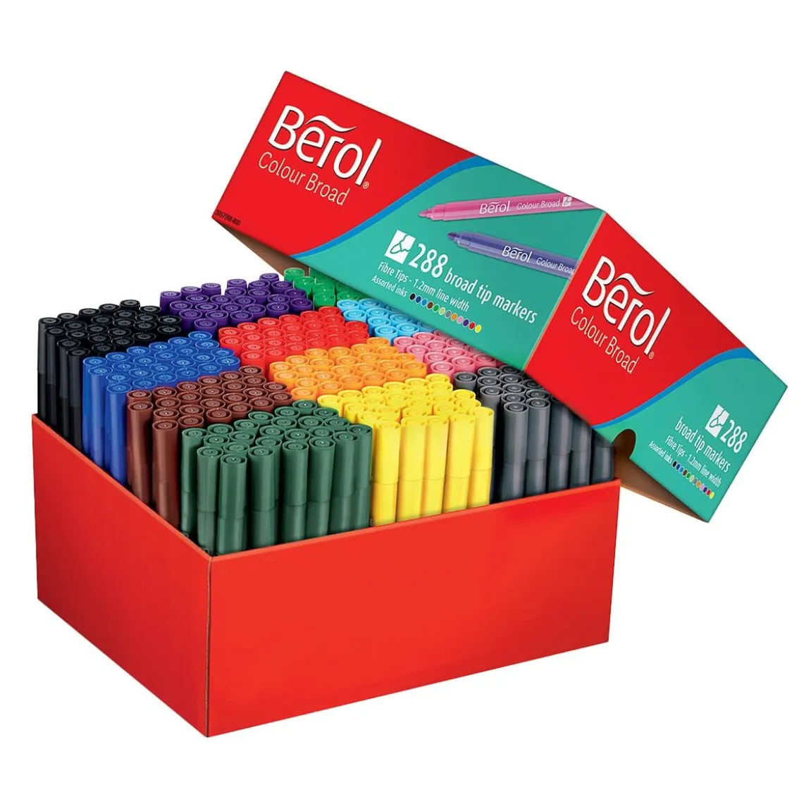 Tuschpenna Berol Broad Mixade Färger
