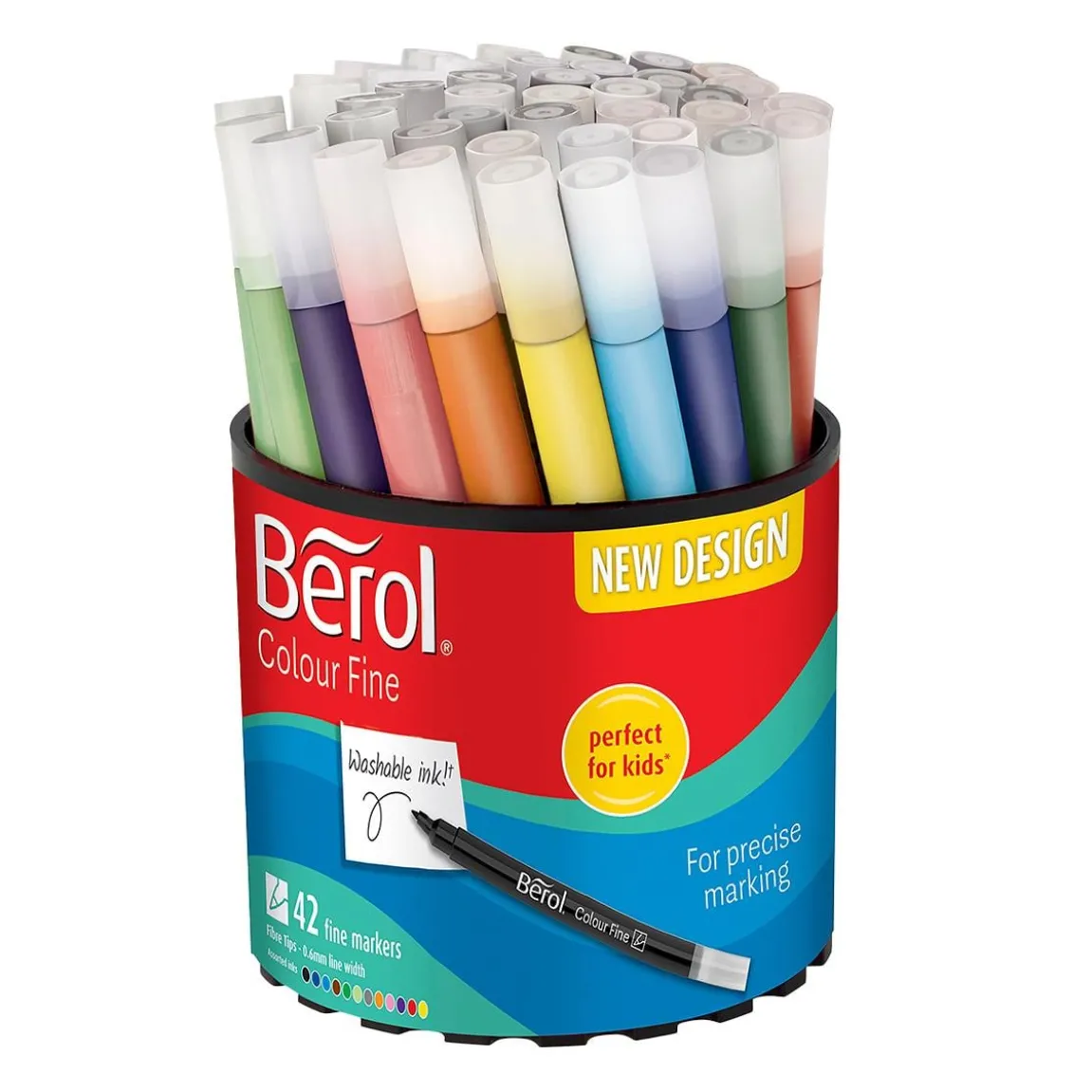 Tuschpenna Berol Fine Mixade Färger