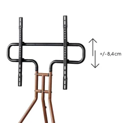 TV-Stativ Hama Golv Design Upp till 75" Valnötslook