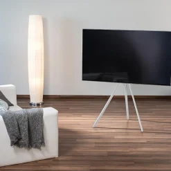 TV-Stativ Hama Golv Upp till 75" Vit