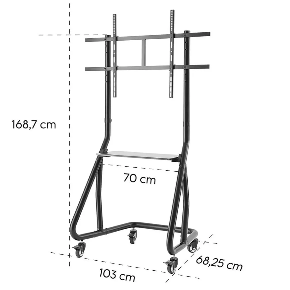 TV-Stativ Hama Trolley Med Hjul Upp till 100"