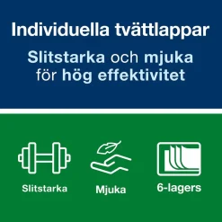 Tvättlapp Tork Advanced 6-lag Vit 25x19cm