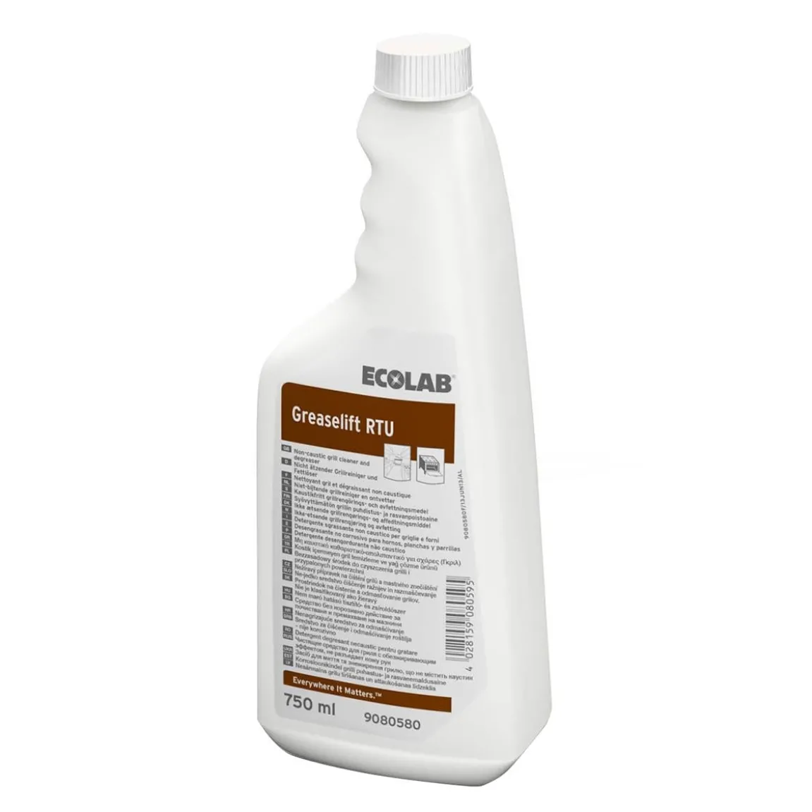Ugns-/Grillrent Ecolab Greaselift RTU Spray 750ml