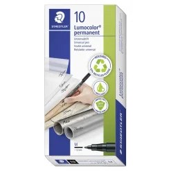 Universalpenna Staedtler Lumocolor 317 Permanent Svart 1mm