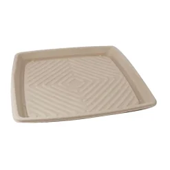 Uppläggningsfat fyrk bagasse 360x360x30mm