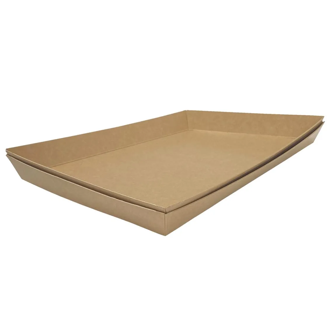 Uppläggningsfat Kartong Brun 35x26x3,5cm