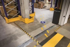 Varningstejp Durable För Golv Borttagbar Gul/Svart 50mm x 33m