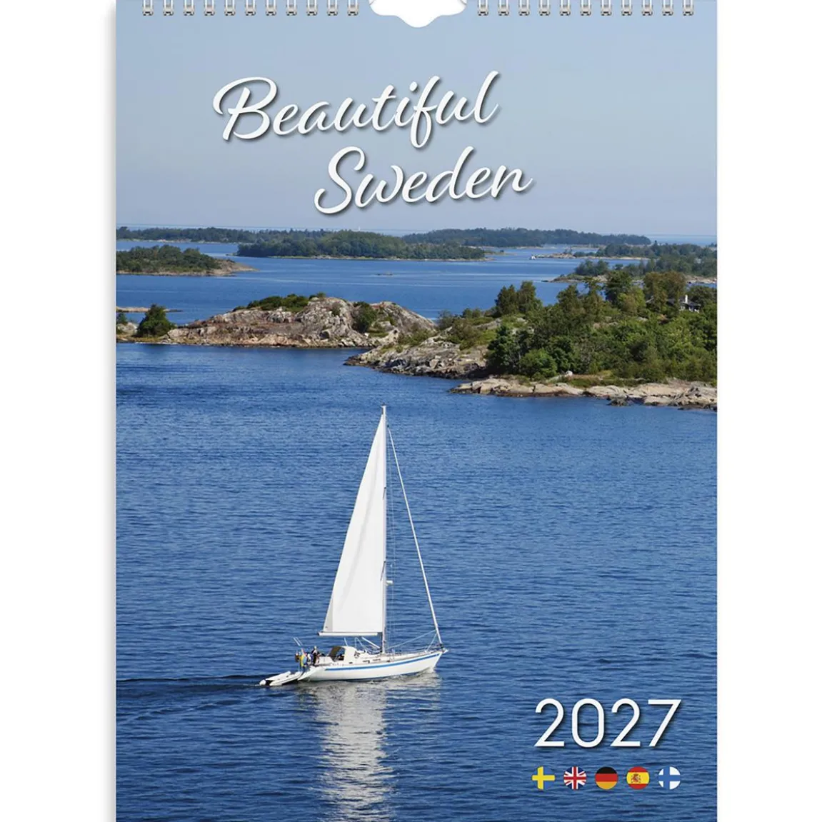 Väggkalender Burde 1725 Beautiful Sweden 2027