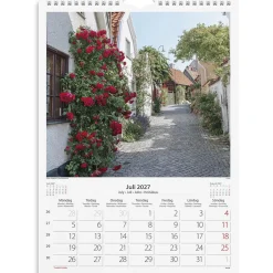 Väggkalender Burde 1725 Beautiful Sweden 2027