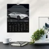 Väggkalender Burde 1723 Bilar 2027