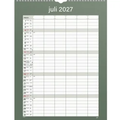 Väggkalender Burde 1759 Familjekalender Praktisk 2027