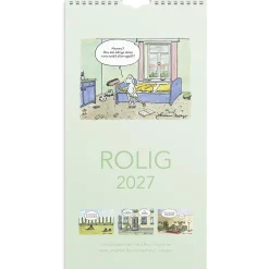 Väggkalender Burde 1758 Familjekalender Rolig 2027
