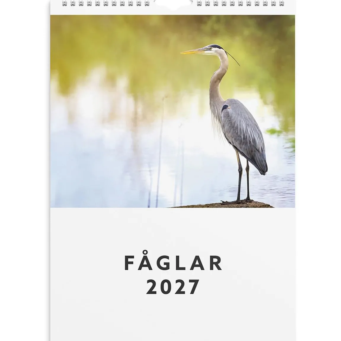 Väggkalender Burde 1786 Fåglar 2027