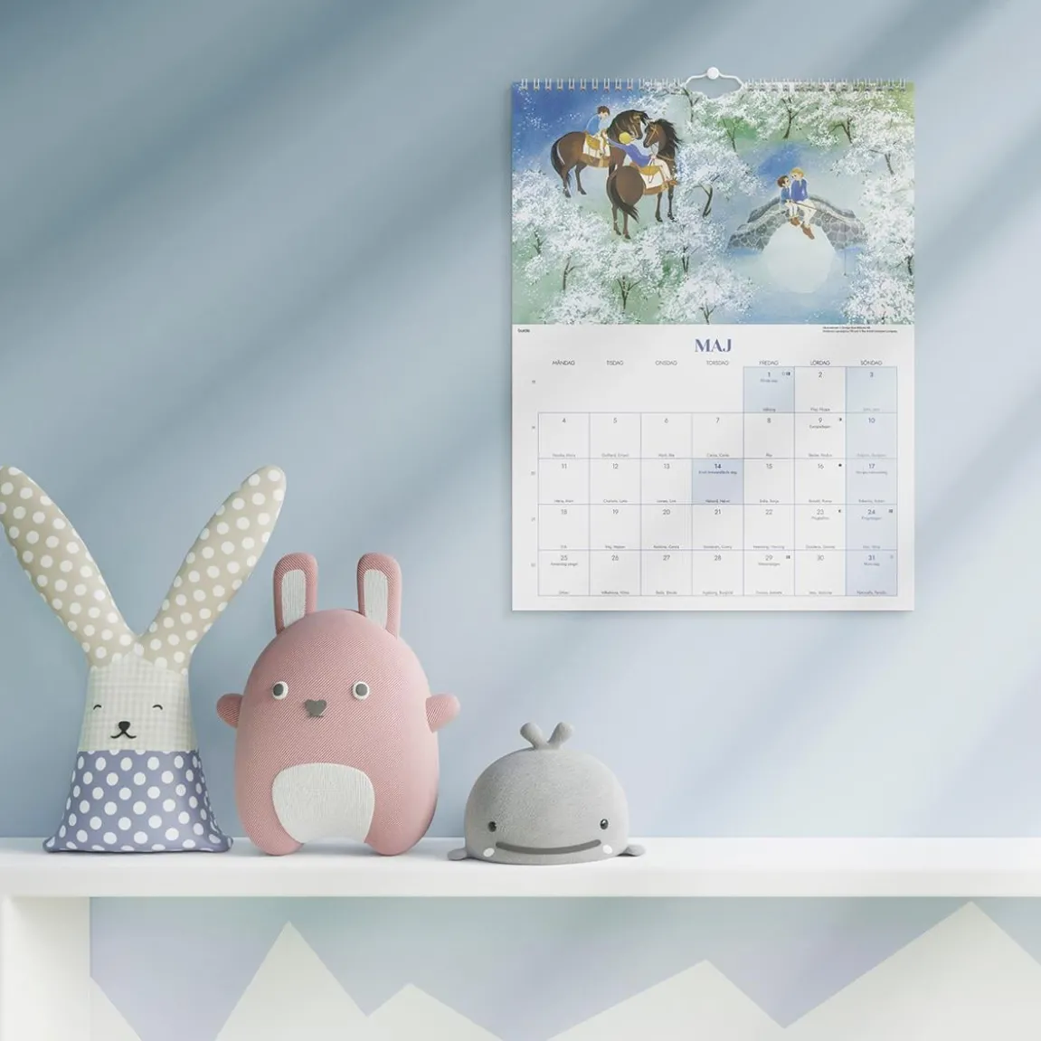 Väggkalender Burde 1782 Ilon Wikland 2027