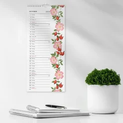 Väggkalender Burde 1779 Lilla Blomsterkalendern 2027