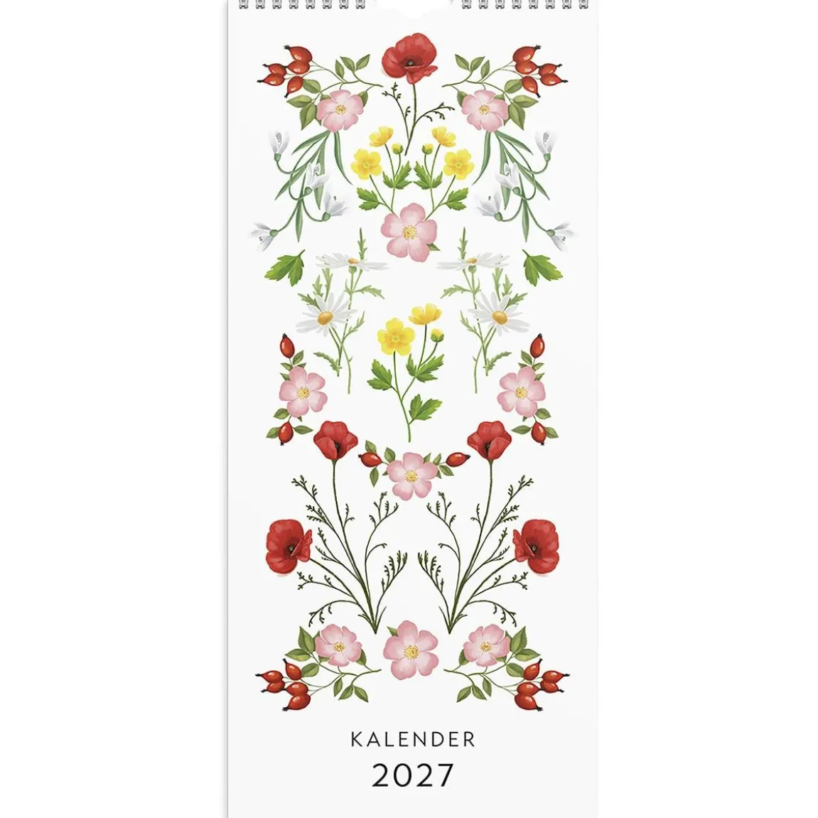 Väggkalender Burde 1779 Lilla Blomsterkalendern 2027