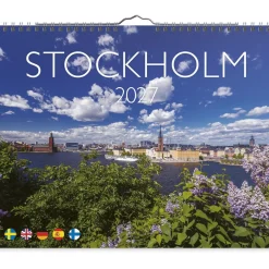 Väggkalender Burde 1729 Stockholm 2027