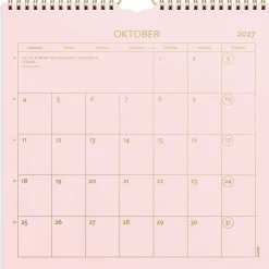 Väggkalender Burde 1752 Väggkalender Color 2027
