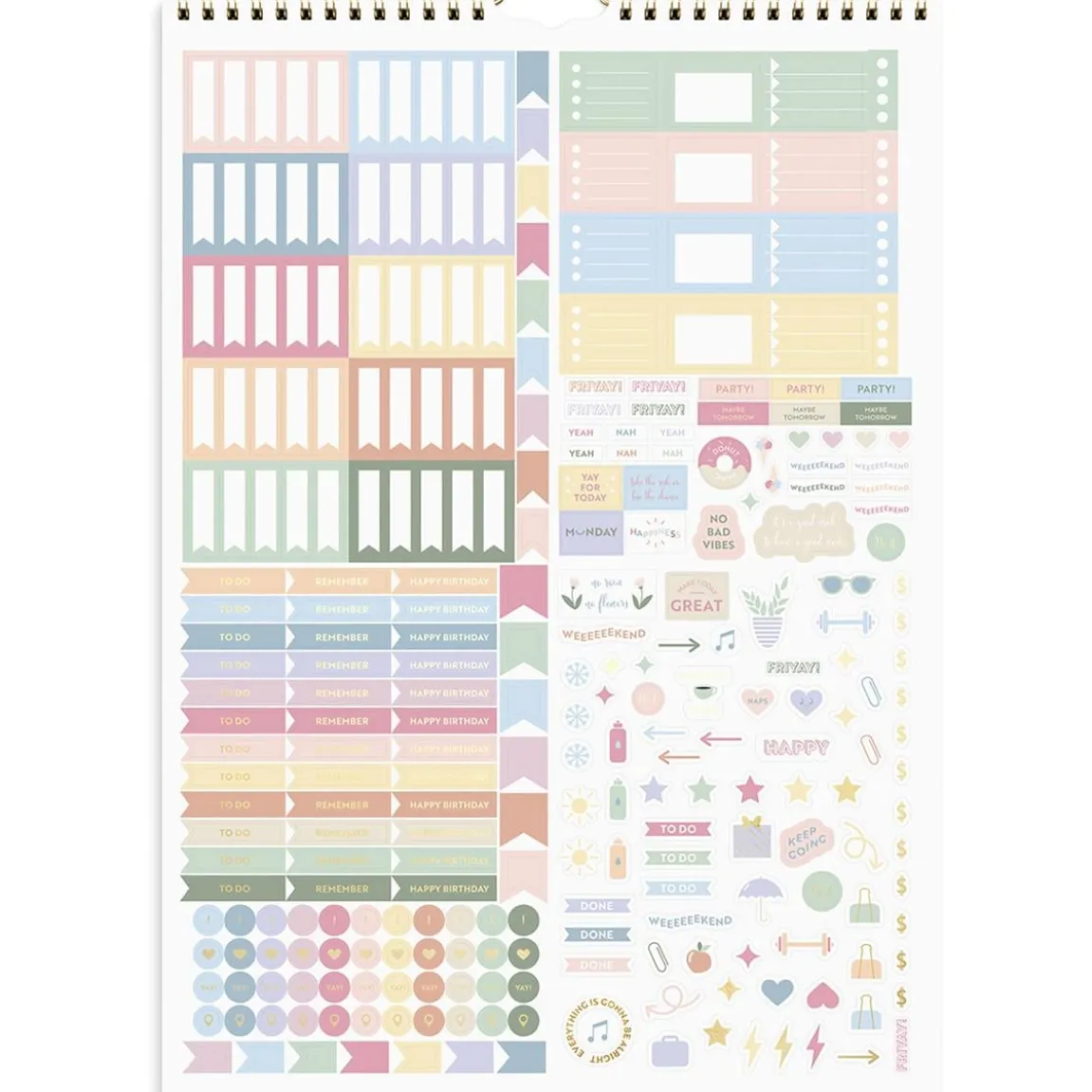 Väggkalender Burde 1781 Väggkalender Life Organizer 2027