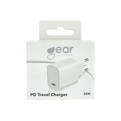 Väggladdare Gear 1xUSB-C 20W