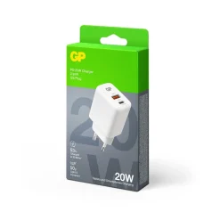 Väggladdare GP WM2B PD 20W USB-A + USB-C