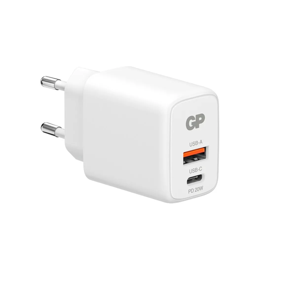 Väggladdare GP WM2B PD 20W USB-A + USB-C