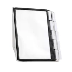 Väggställ Durable Sherpa 10 paneler svart/grå A4