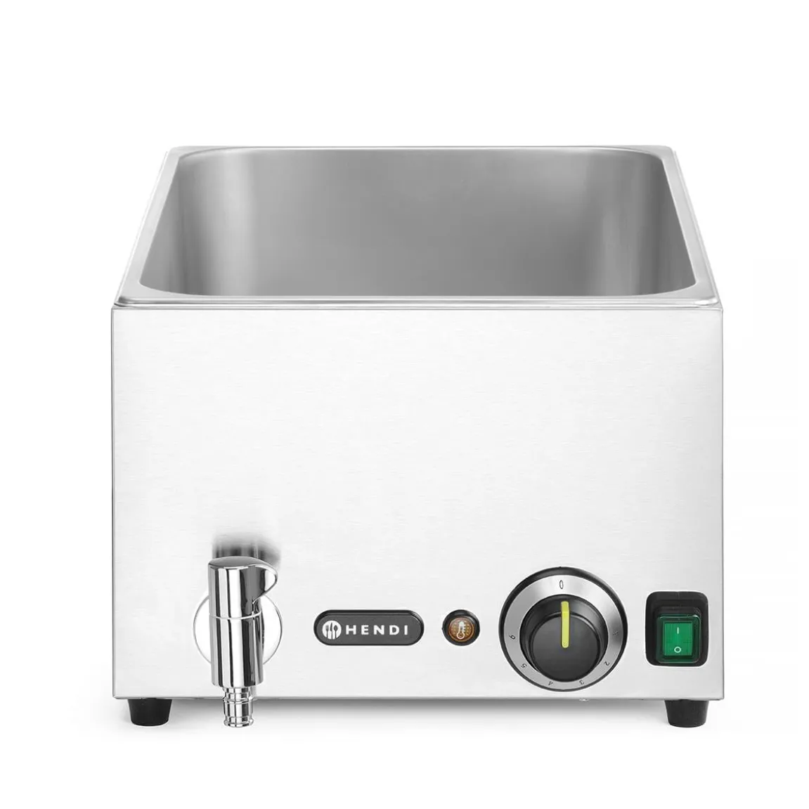 Värmeri Bain-Marie Hendi 1000W GN Med Avloppskran 576x334x241mm