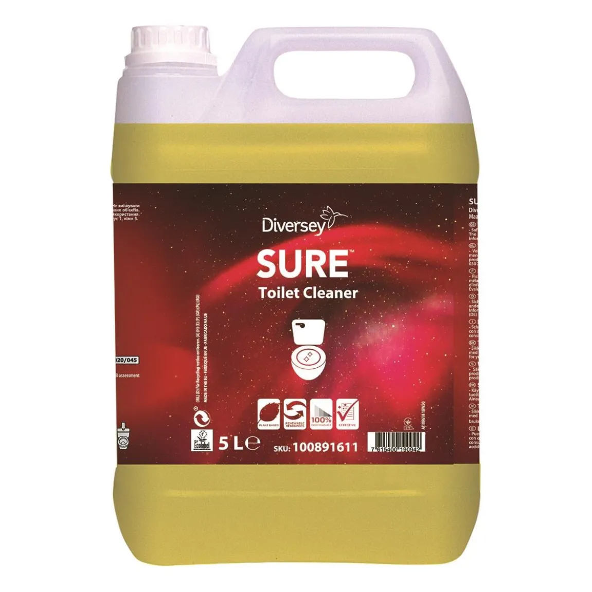 WC-Rent Diversey Sure Toilet Cleaner 5L