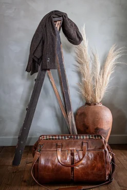 Weekendbag Portofino Skinn Cognac
