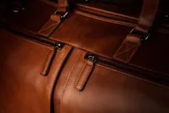 Weekendbag Portofino Skinn Cognac