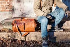 Weekendbag Portofino Skinn Cognac