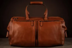 Weekendbag Portofino Skinn Cognac