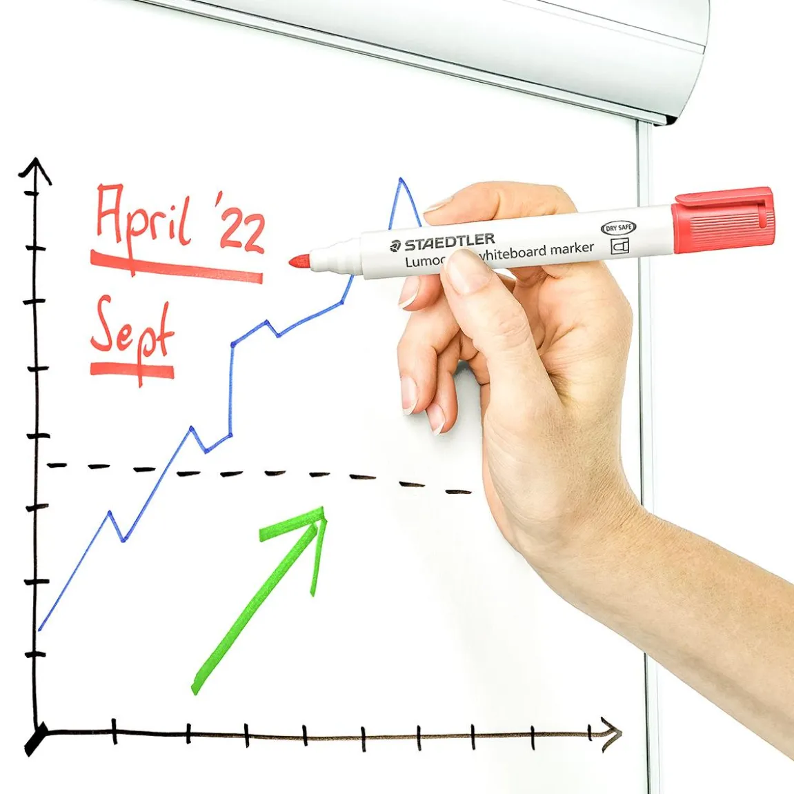 Whiteboardpenna Staedtler Lumocolor Rund 10-färger 2mm