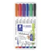 Whiteboardpenna Staedtler Lumocolor 301 Rund 6 färger 1mm