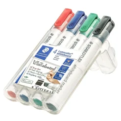 Whiteboardpenna Staedtler Lumocolor Skuren 4-färger 2-5mm